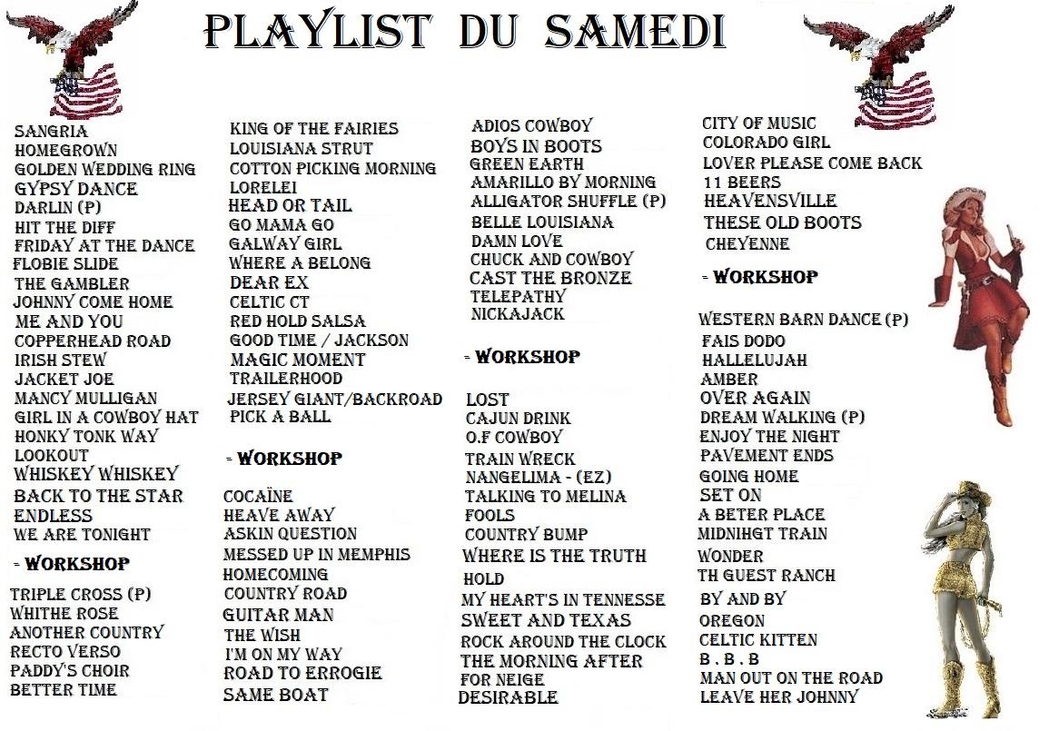 02 playlist du samedi